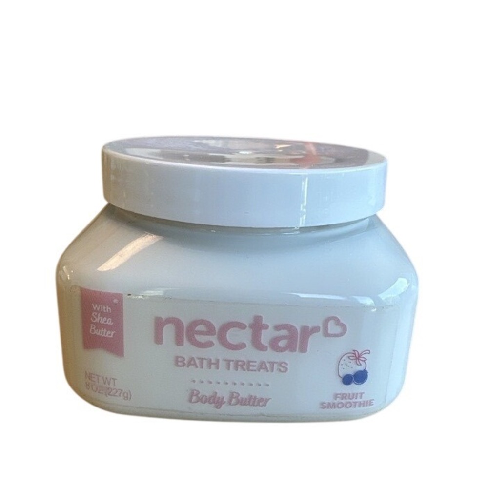 Nectar Bath Treats Fruit Smoothie‎ Body Butter w/ Shea Butter & Avocado Oil 8oz